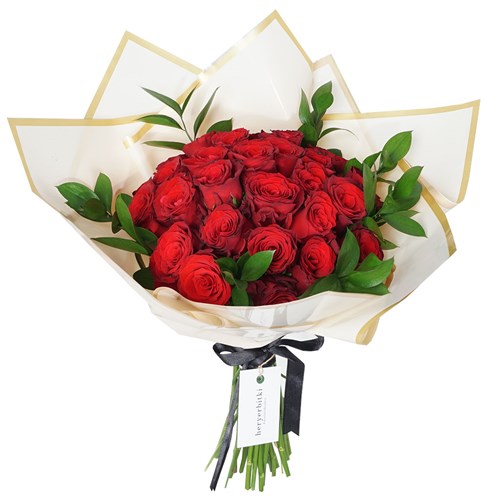 Pure Love Red Roses (30'lu Kırmızı Güller Buketi)