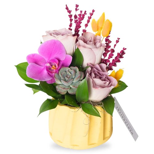 Vibrance Lilac Roses (Lila Güller Aranjmanı)