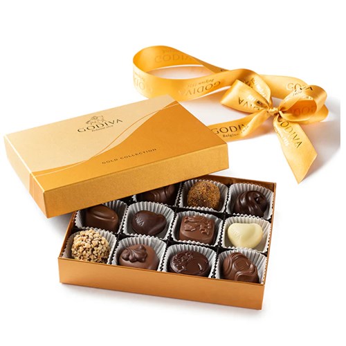 Godiva Gold Pralin 12'li Çikolata - Heryerbitki