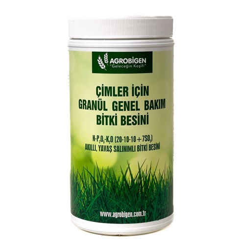 Çimler İçin Granül Genel Bakım Bitki Besini 1kg