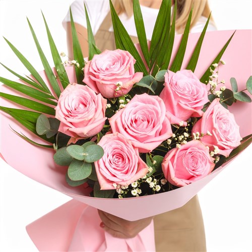 Pink Velvet (Pembe Gül Buketi)