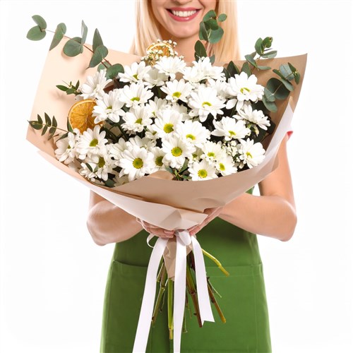 White Daisy (Beyaz Papatya Buketi)