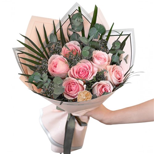 Pink Velvet (Pembe Gül Buketi)