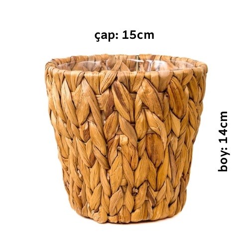Straw Hasır Saksı